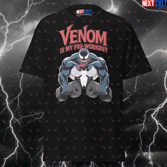 Venom Is My Preworkout Funny Gym Shirt – Superhero Comic Book Tee for Lifters, Gymbro Pump Cover & Fitness Meme Top T-shirts Bodybuilding Films Fitness Gym Pump Cover Superheroes Venom Workout Next Cult Brand