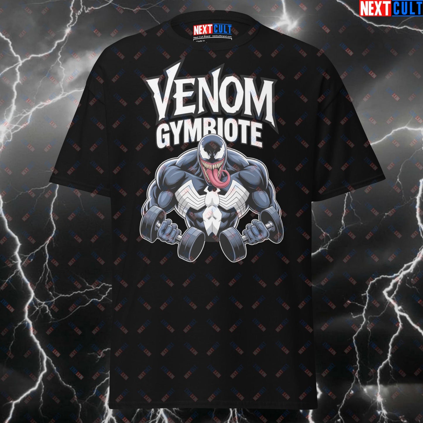Venom Gymbiote Funny Gym Shirt - Superhero Comic Book Workout Tee for Lifters & Gym Bros - Pump Cover Fitness T-Shirt T-shirts Bodybuilding Films Fitness Gym Powerlifting Pump Cover Superheroes Venom Workout Next Cult Brand