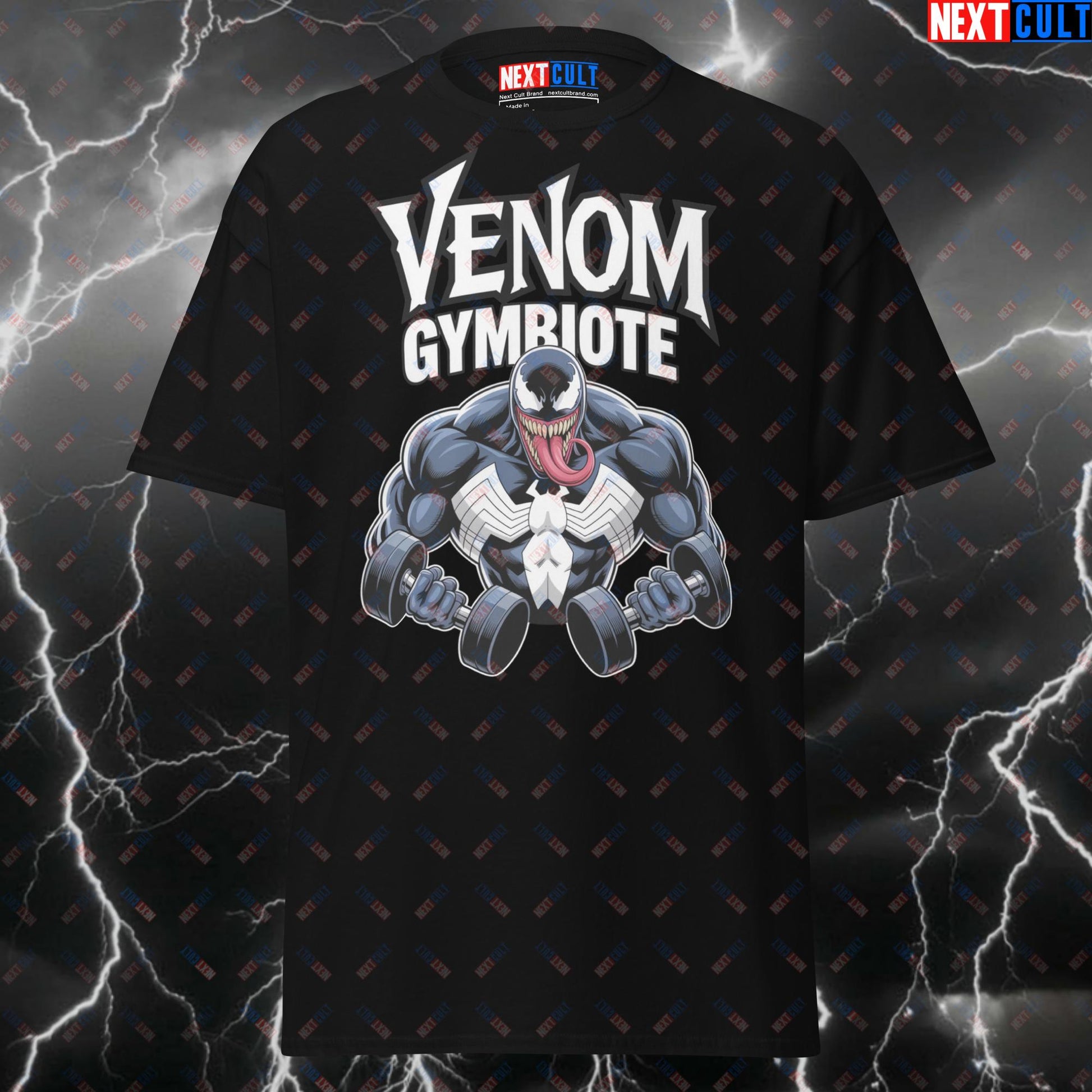 Venom Gymbiote Funny Gym Shirt - Superhero Comic Book Workout Tee for Lifters & Gym Bros - Pump Cover Fitness T-Shirt T-shirts Bodybuilding Films Fitness Gym Powerlifting Pump Cover Superheroes Venom Workout Next Cult Brand