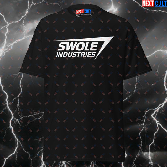 Iron Man Pump Cover Tee for Lifters | Gym Hero Meme Shirt | Swole Industries Fitness Top - Funny Gym T-Shirt T-shirts Avengers Bodybuilding Films Fitness Gym Iron Man Pump Cover Superheroes Workout Next Cult Brand