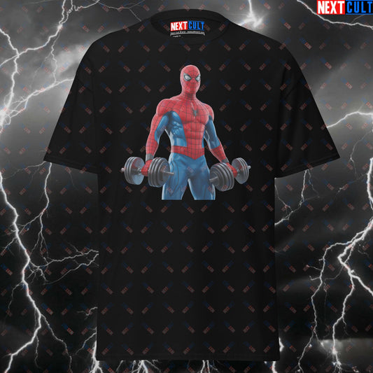 Funny Spider-Man Gym Hero T-Shirt – Superhero Pump Cover Tee for Lifters, Gymbros & Fitness Meme Lovers T-shirts Avengers Bodybuilding Films Fitness Gym Pump Cover Spiderman Superheroes Workout Next Cult Brand