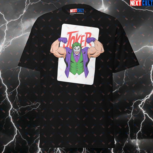 Funny Gym Joker T-Shirt – Swole Joker Pump Cover Tee for Lifters, Gym Bros & Fitness Meme Lovers T-shirts Bodybuilding Films Fitness Gym Halloween Joker Pump Cover Superheroes Workout Next Cult Brand