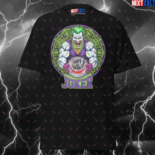 Funny Gym Joker T-Shirt – Jacked Joker Pump Cover Tee for Lifters, Gym Bros & Fitness Meme Lovers T-shirts Bodybuilding Films Fitness Gym Halloween Joker Powerlifting Pump Cover Superheroes Workout Next Cult Brand