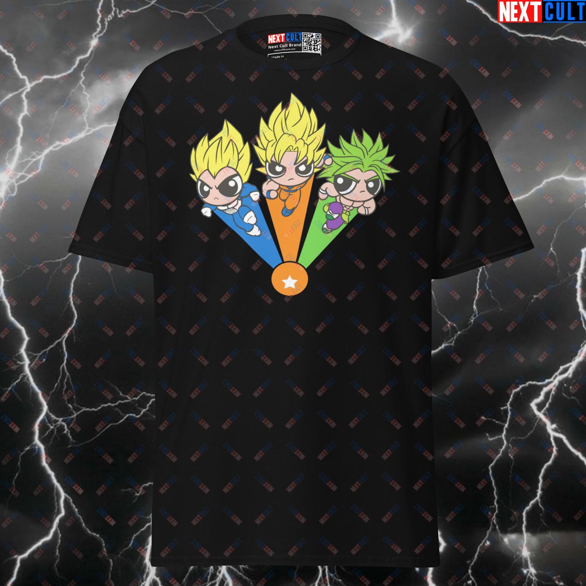 Train Insaiyan Funny Gym T-Shirt - Dragon Ball Z & Power Puff Boys Anime Pump Cover Tee for Gains T-shirts Anime Bodybuilding Dragon Ball Z Fitness Gym Pump Cover TV Workout Next Cult Brand