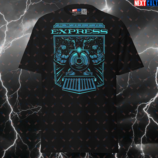 Swoler Express Funny Gym Shirt - Christmas Train Hard Pump Cover Tee for Lifters T-shirts Bodybuilding Christmas Films Fitness Gym Pump Cover Workout Next Cult Brand
