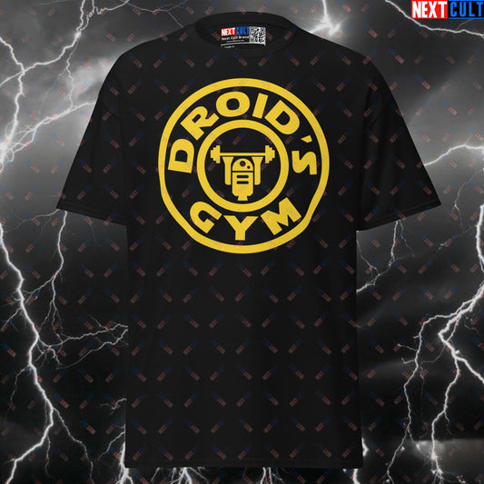 Droid's Gym Swole Wars Funny Gym T-Shirt: The Ultimate Star Wars Pump Cover Tee for Lifters Next Cult Brand