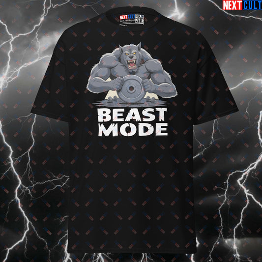 Beast Mode Werewolf Funny Gym Shirt - Halloween Workout Pump Cover Tee for Lifters T-shirts Bodybuilding Fitness Gym Halloween Powerlifting Pump Cover Workout Next Cult Brand