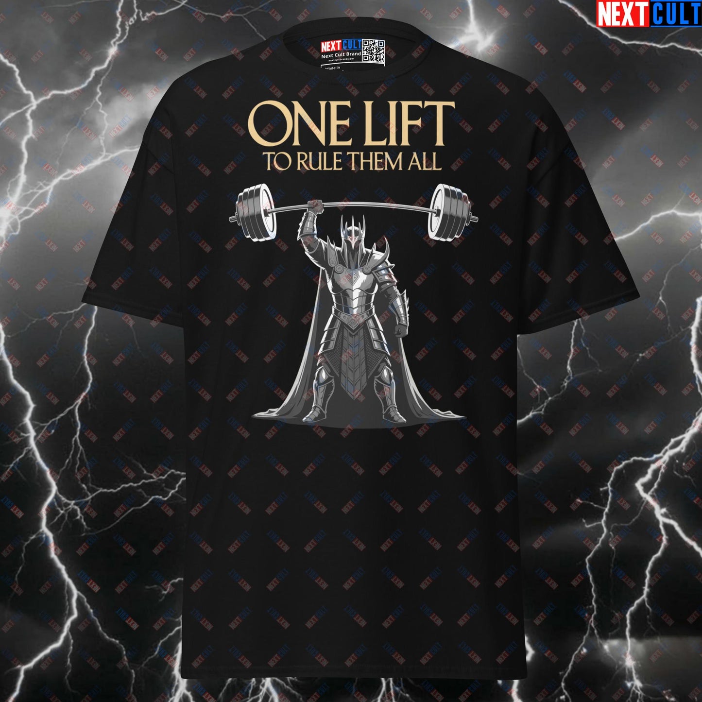 One Lift To Rule Them All Funny Gym Shirt - Lord of the Rings Workout Tee & Pump Cover for Lifters Next Cult Brand