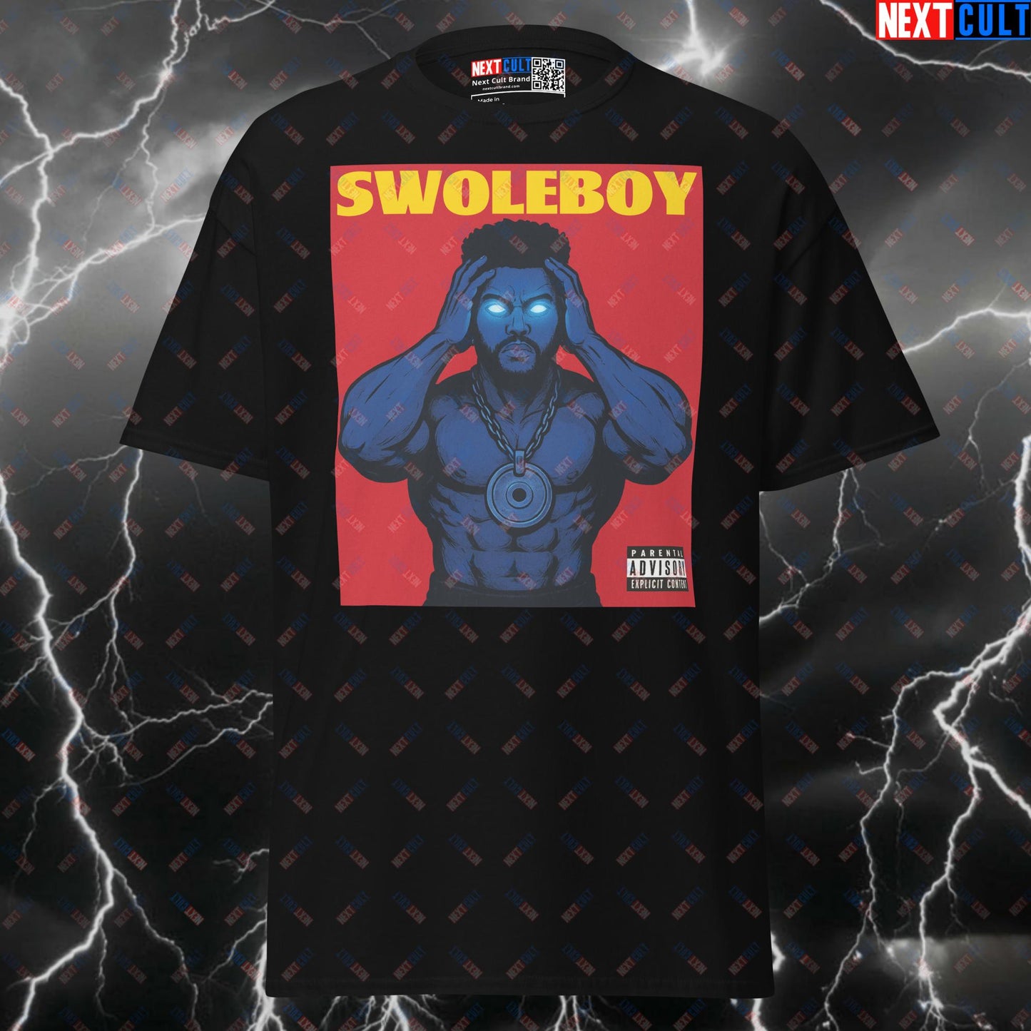 Swoleboy Pump Cover Gym T-Shirt | Funny Workout & Fitness Tee for Lifters Inspired by The Weeknd T-shirts Bodybuilding Fitness Gym Pump Cover The Weeknd Workout Next Cult Brand