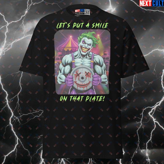 Joker Gym Meme Pump Cover: Funny Supervillain Fitness T-Shirt for Halloween & Gains T-shirts Bodybuilding Films Fitness Gym Halloween Joker Powerlifting Pump Cover Superheroes Workout Next Cult Brand