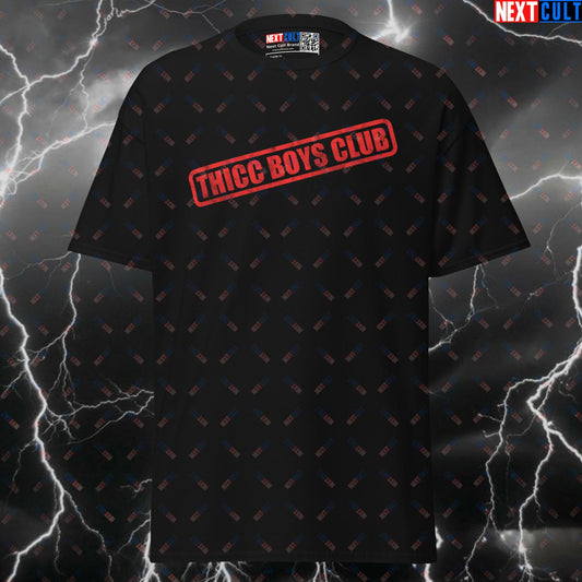Thicc Boys Club Official Pump Cover - Funny Gym T-Shirt for Lifters & Thicc Boys T-shirts Bodybuilding Fitness Gym Powerlifting Pump Cover Workout Next Cult Brand