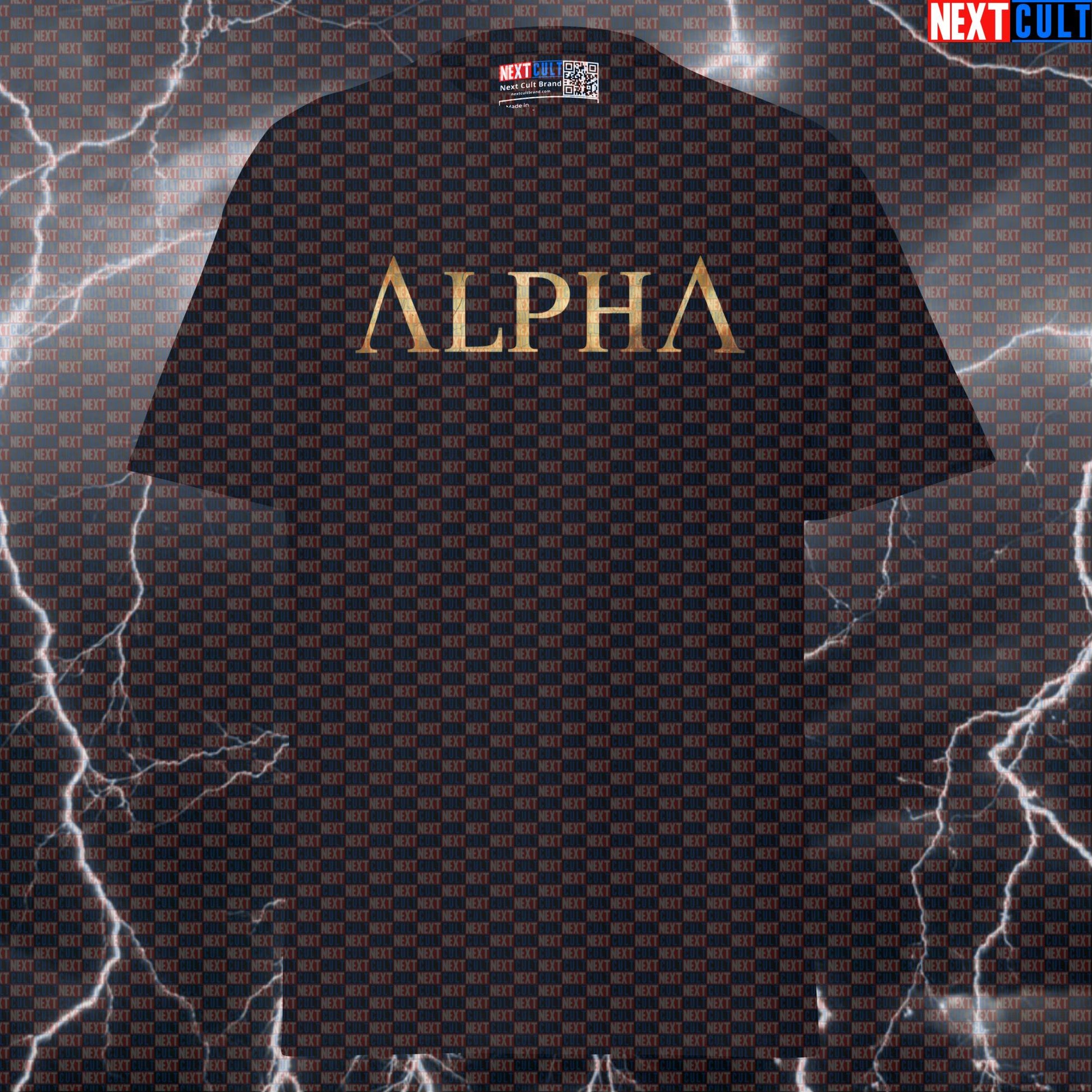 Alpha Male Gym Shirt - Ancient Greece Gymbro Meme Tee for Lifters & Pump Cover Fitness Top T-shirts Ancient Greece Bodybuilding Fitness Gym Powerlifting Pump Cover Workout Next Cult Brand