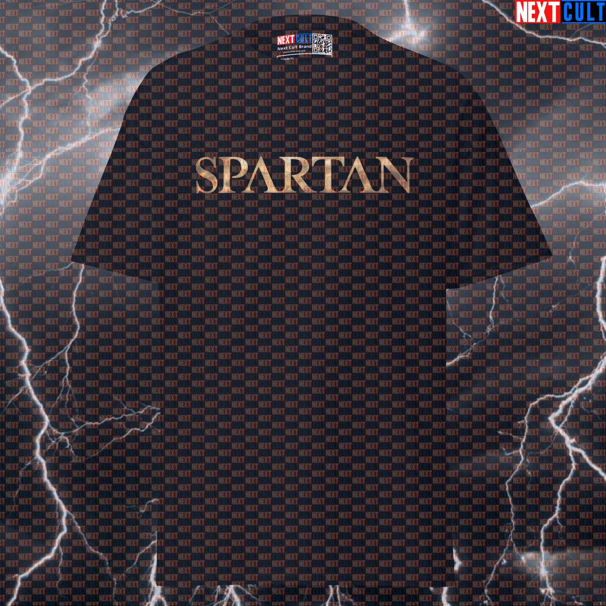 Spartan Gym Meme T-Shirt: Funny Workout Pump Cover Tee for Lifters & Gymbros T-shirts Ancient Greece Bodybuilding Fitness Gym Powerlifting Pump Cover Workout Next Cult Brand