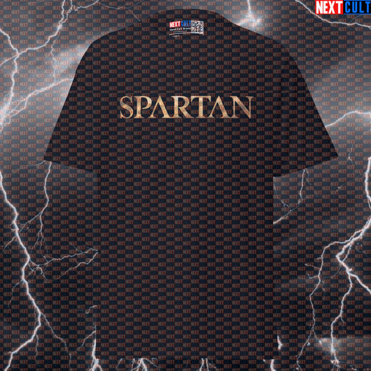 Spartan Gym Meme T-Shirt: Funny Workout Pump Cover Tee for Lifters & Gymbros T-shirts Ancient Greece Bodybuilding Fitness Gym Powerlifting Pump Cover Workout Next Cult Brand
