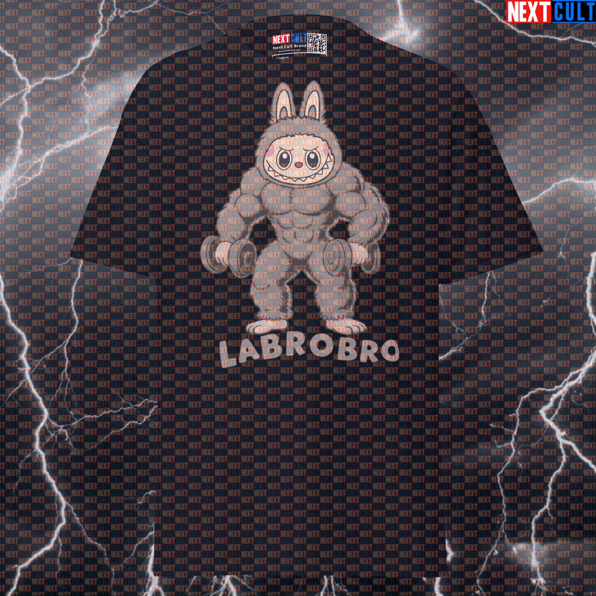 Brown Labrobro Pump Cover: Funny Gym Meme Tee for Lifters & Bodybuilding Bros T-shirts Bodybuilding Fitness Gym Pump Cover Workout Next Cult Brand