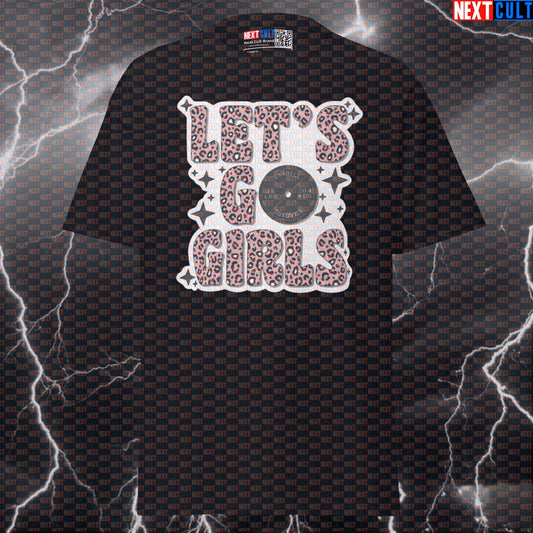 Funny Gym Girl Powerlifting Meme Tee - Let's Go Girls Pump Cover Top for Strong Women & Fitness Gains T-shirts Bodybuilding Fitness Gym Powerlifting Pump Cover Workout Next Cult Brand