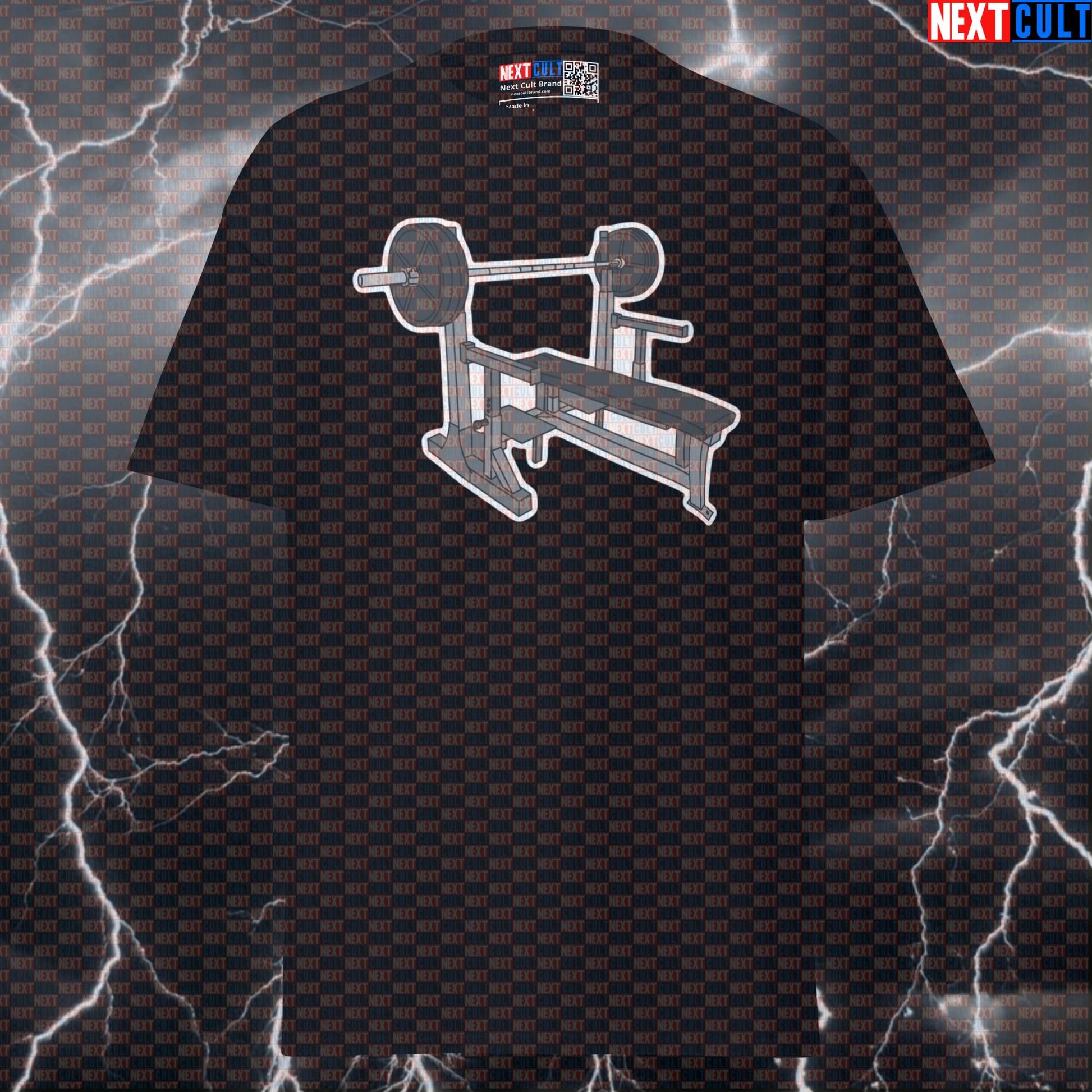 Ultimate Bench Press Pump Cover Tee - Funny Chest Day Gym Meme Shirt for Powerlifting & Bodybuilding Gains T-shirts Bodybuilding Fitness Gym Powerlifting Pump Cover Workout Next Cult Brand