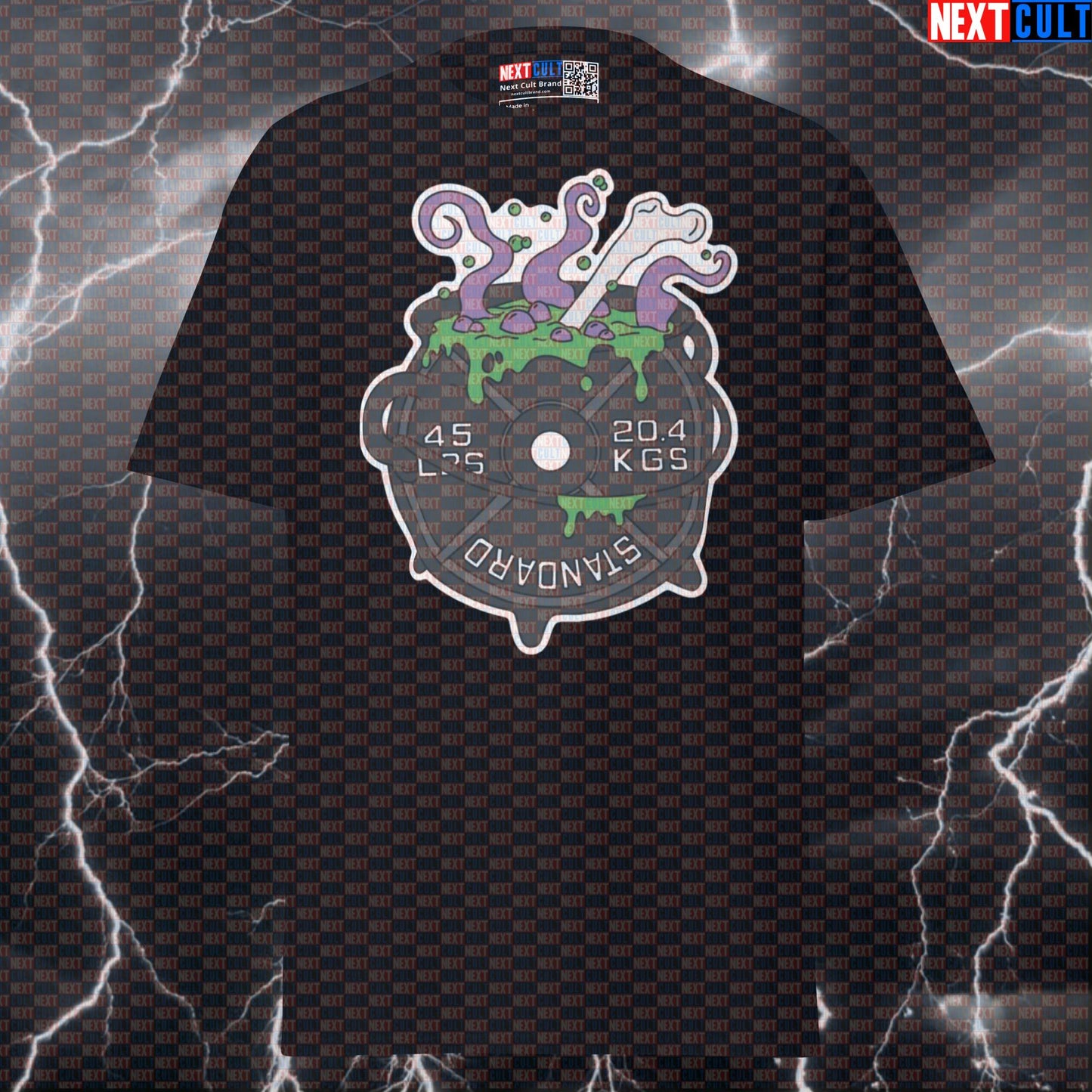 Witch Brew Weight Plate Funny Gym T-Shirt | Halloween Fitness Meme Tee & Pump Cover Top T-shirts Fitness Gym Halloween Powerlifting Pump Cover Workout Next Cult Brand