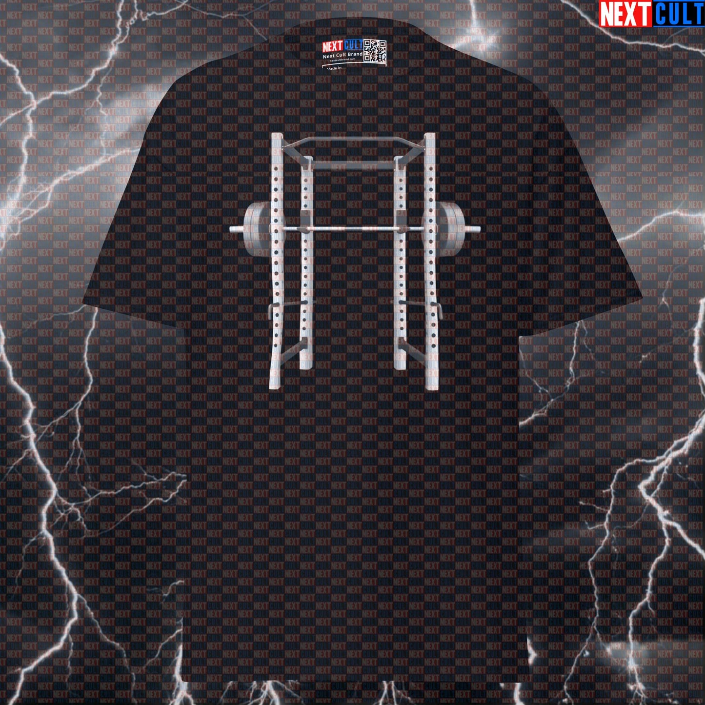 Nice Rack Gym T-Shirt - Funny Power Rack Pump Cover Tee for Lifters & Gymbros T-shirts Fitness Gym Home Gym Powerlifting Pump Cover Workout Next Cult Brand