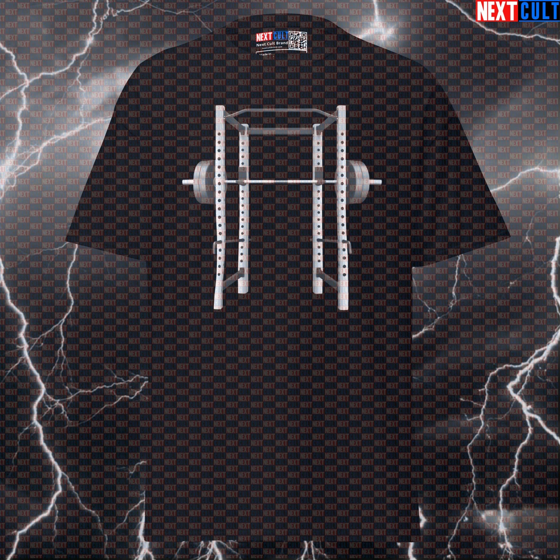 Nice Rack Gym T-Shirt - Funny Power Rack Pump Cover Tee for Lifters & Gymbros T-shirts Fitness Gym Home Gym Powerlifting Pump Cover Workout Next Cult Brand