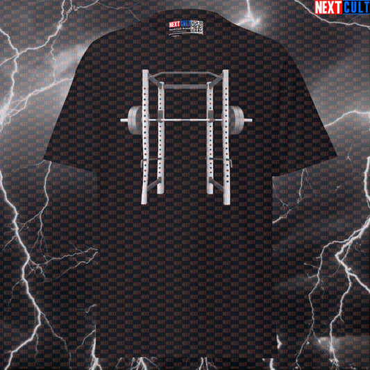 Nice Rack Gym T-Shirt - Funny Power Rack Pump Cover Tee for Lifters & Gymbros T-shirts Fitness Gym Home Gym Powerlifting Pump Cover Workout Next Cult Brand