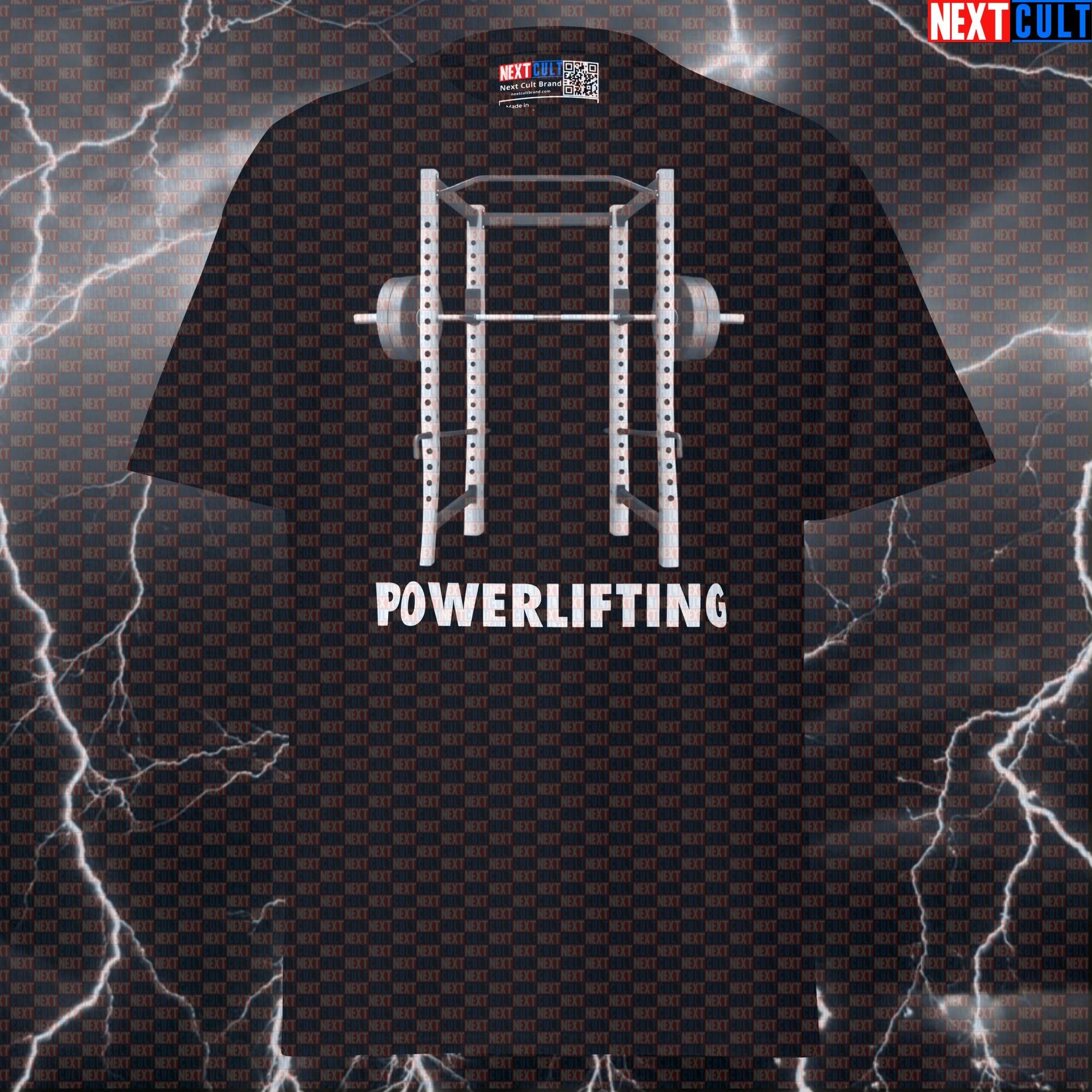 Ultimate Powerlifting Pump Cover: Funny Gym Meme Tee for Squat Rack Gains & Bodybuilding Humor T-shirts Fitness Gym Powerlifting Pump Cover Workout Next Cult Brand