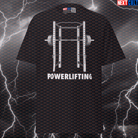 Ultimate Powerlifting Pump Cover: Funny Gym Meme Tee for Squat Rack Gains & Bodybuilding Humor T-shirts Fitness Gym Powerlifting Pump Cover Workout Next Cult Brand