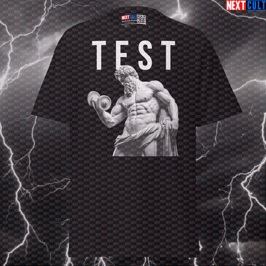 Test Stoic Lifting Sigma T-Shirt - Funny Gym Meme Tee & Bodybuilding Pump Cover Top T-shirts Ancient Greece Bodybuilding Fitness Gym Pump Cover Stoicism Workout Next Cult Brand