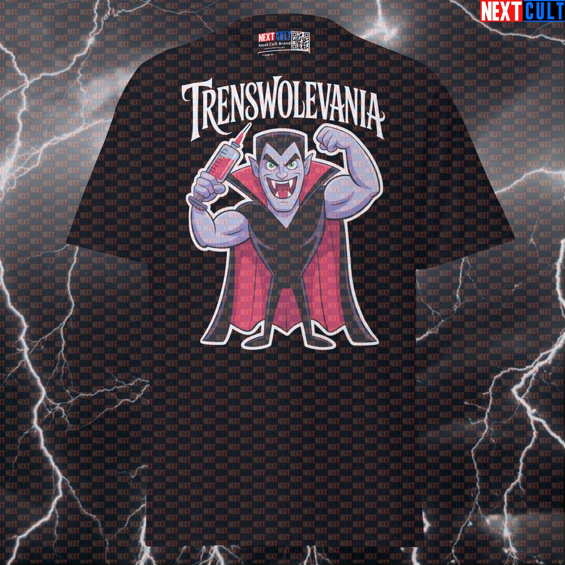 Unleash the Tren-swolevania Vampire Gains: Funny Dracula Gym Meme Tee Shirt T-shirts Bodybuilding Films Fitness Gym Halloween Pump Cover Steroids Workout Next Cult Brand