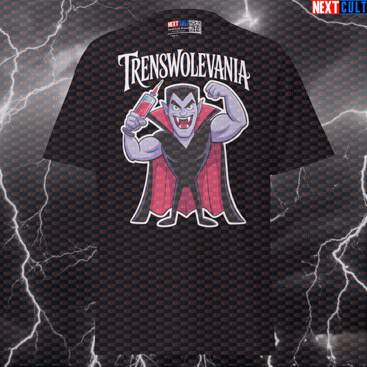 Unleash the Tren-swolevania Vampire Gains: Funny Dracula Gym Meme Tee Shirt T-shirts Bodybuilding Films Fitness Gym Halloween Pump Cover Steroids Workout Next Cult Brand