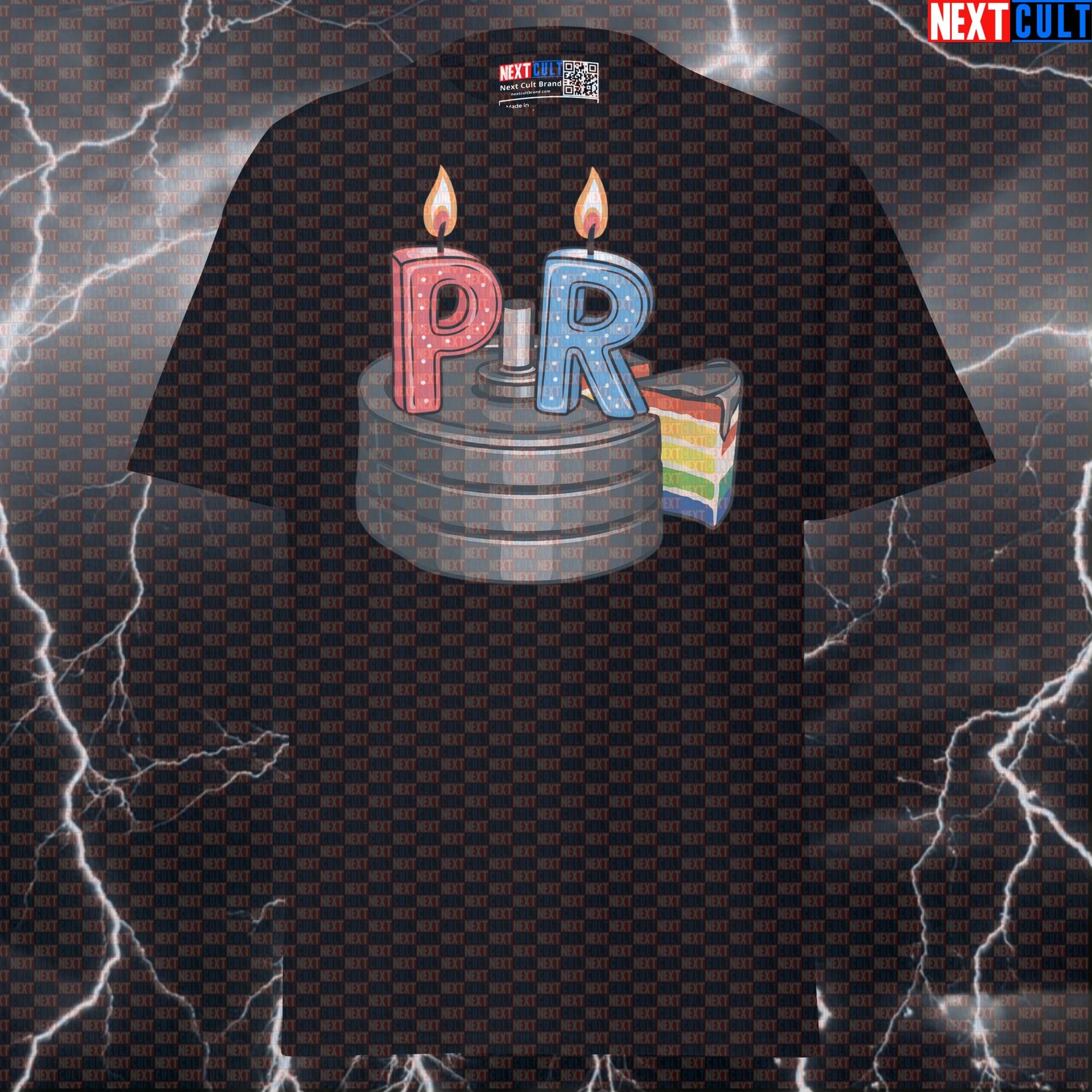 New PR Birthday Cake Pump Cover: Funny Gym Meme Graphic Tee For Lifters T-shirts Birthday Bodybuilding Fast Food Fitness Gym Powerlifting Pump Cover Workout Next Cult Brand