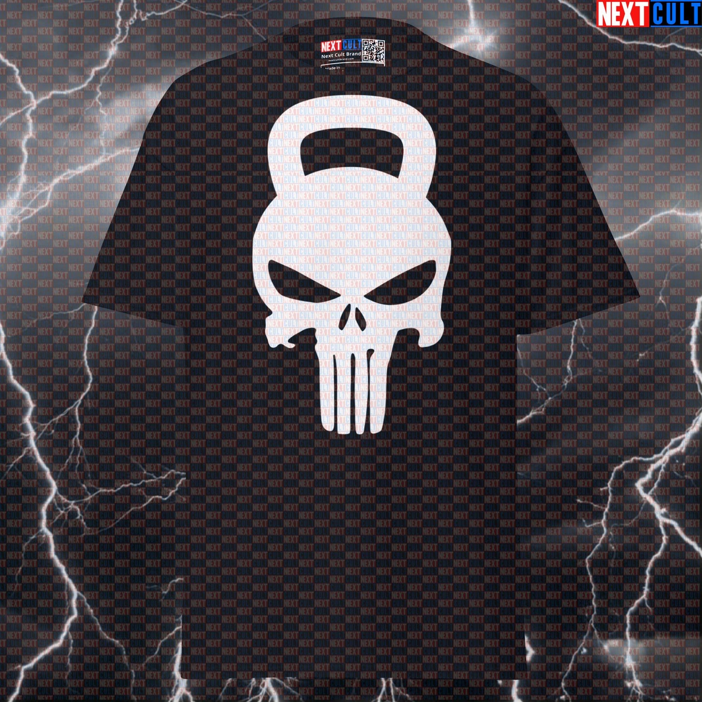 Punisher Kettlebell Funny Gym Shirt - Meme Fitness Tee for Lifters & Pump Cover Next Cult Brand