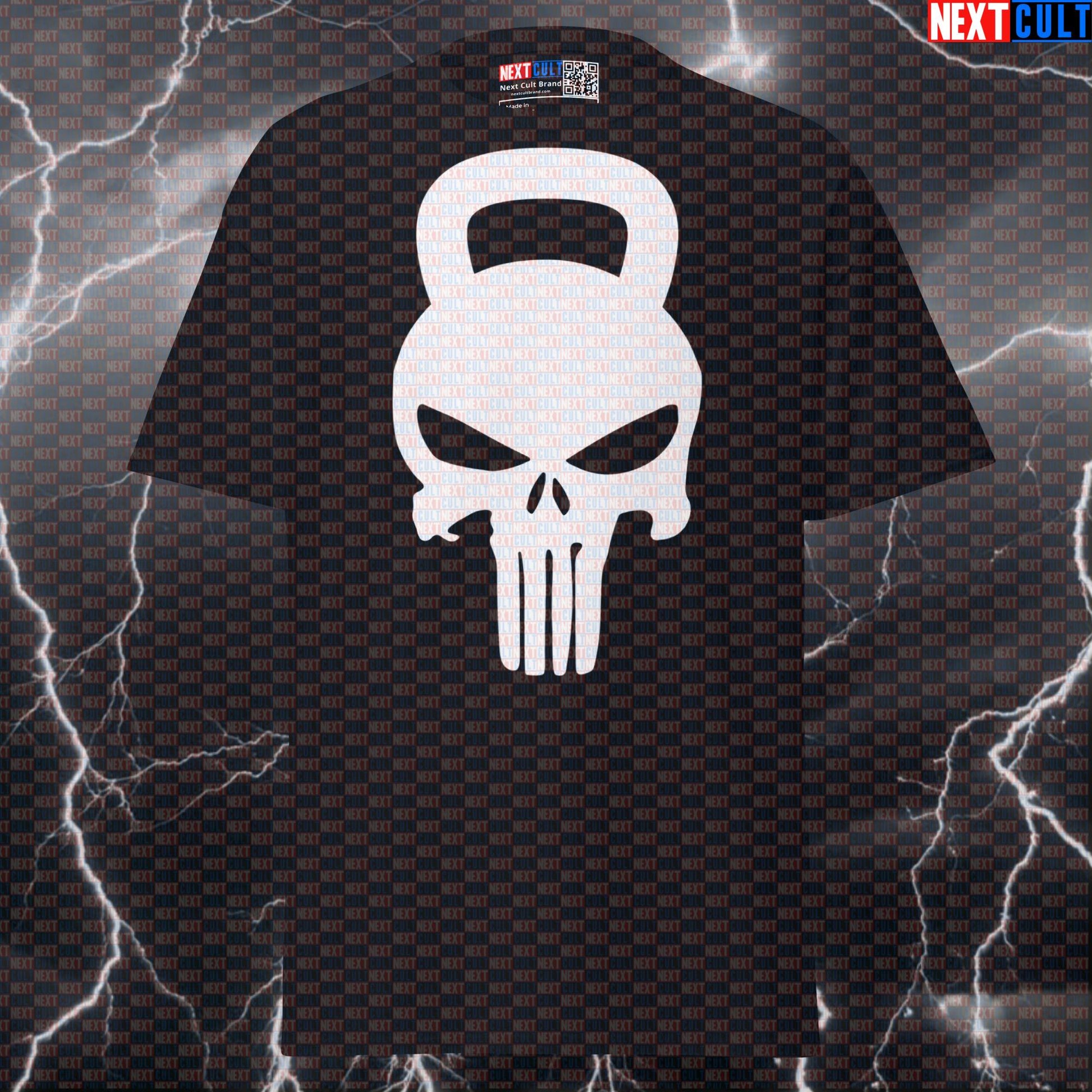 Punisher Kettlebell Funny Gym Shirt - Meme Fitness Tee for Lifters & Pump Cover Next Cult Brand
