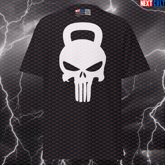 Punisher Kettlebell Funny Gym Shirt - Meme Fitness Tee for Lifters & Pump Cover Next Cult Brand