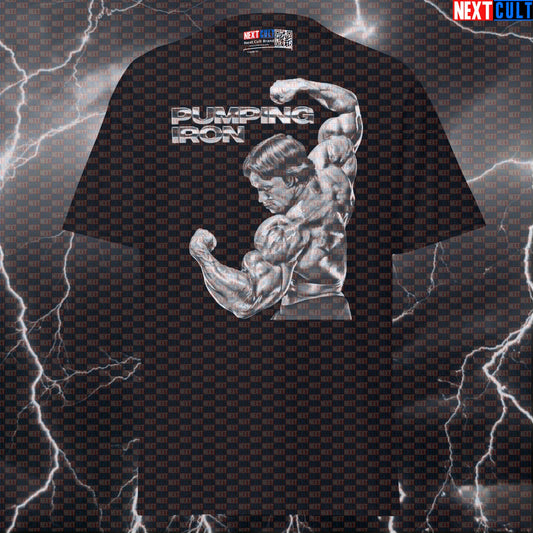 Arnold Pump Cover Gym Tee - Funny Bodybuilding Meme Shirt for Lifters & Gymbros Seeking Gains Next Cult Brand