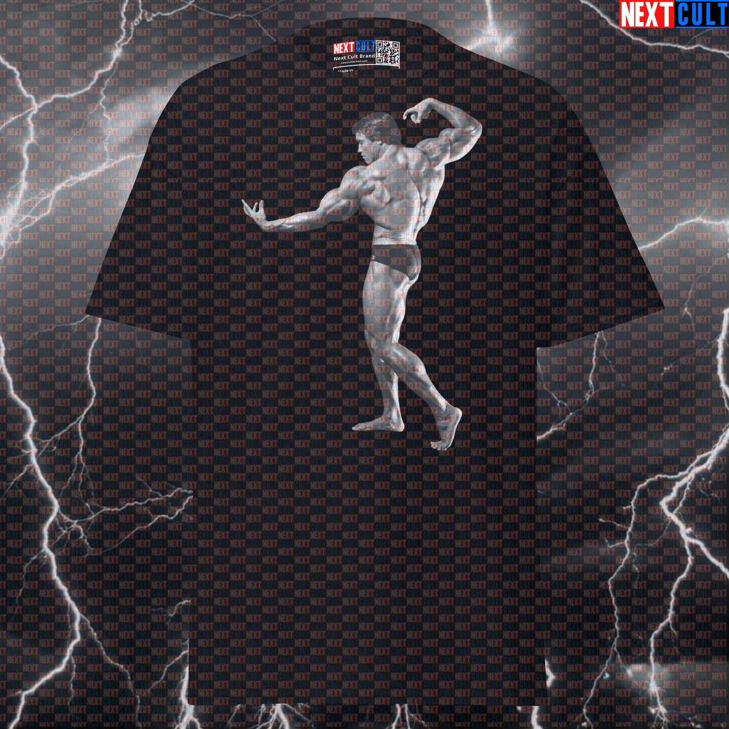 Arnold Schwarzenegger Pump Cover Gym Tee - Funny Bodybuilding Meme Graphic T-Shirt for Lifters Next Cult Brand