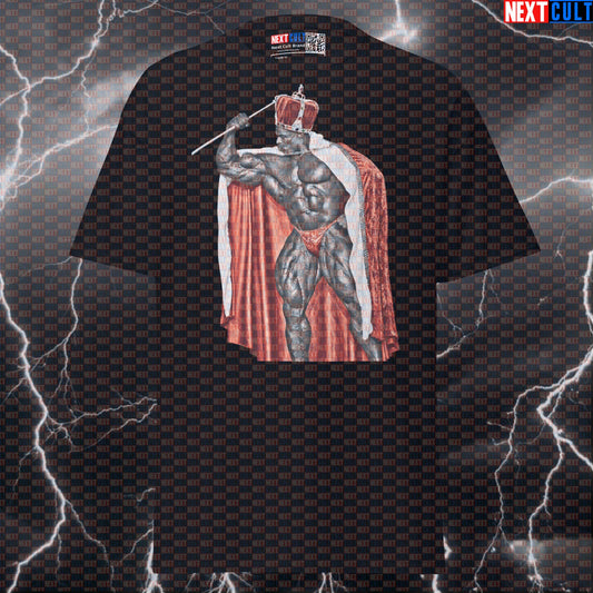 Ronnie Coleman King of Bodybuilding Funny Gym Shirt Meme Tee Pump Cover Next Cult Brand