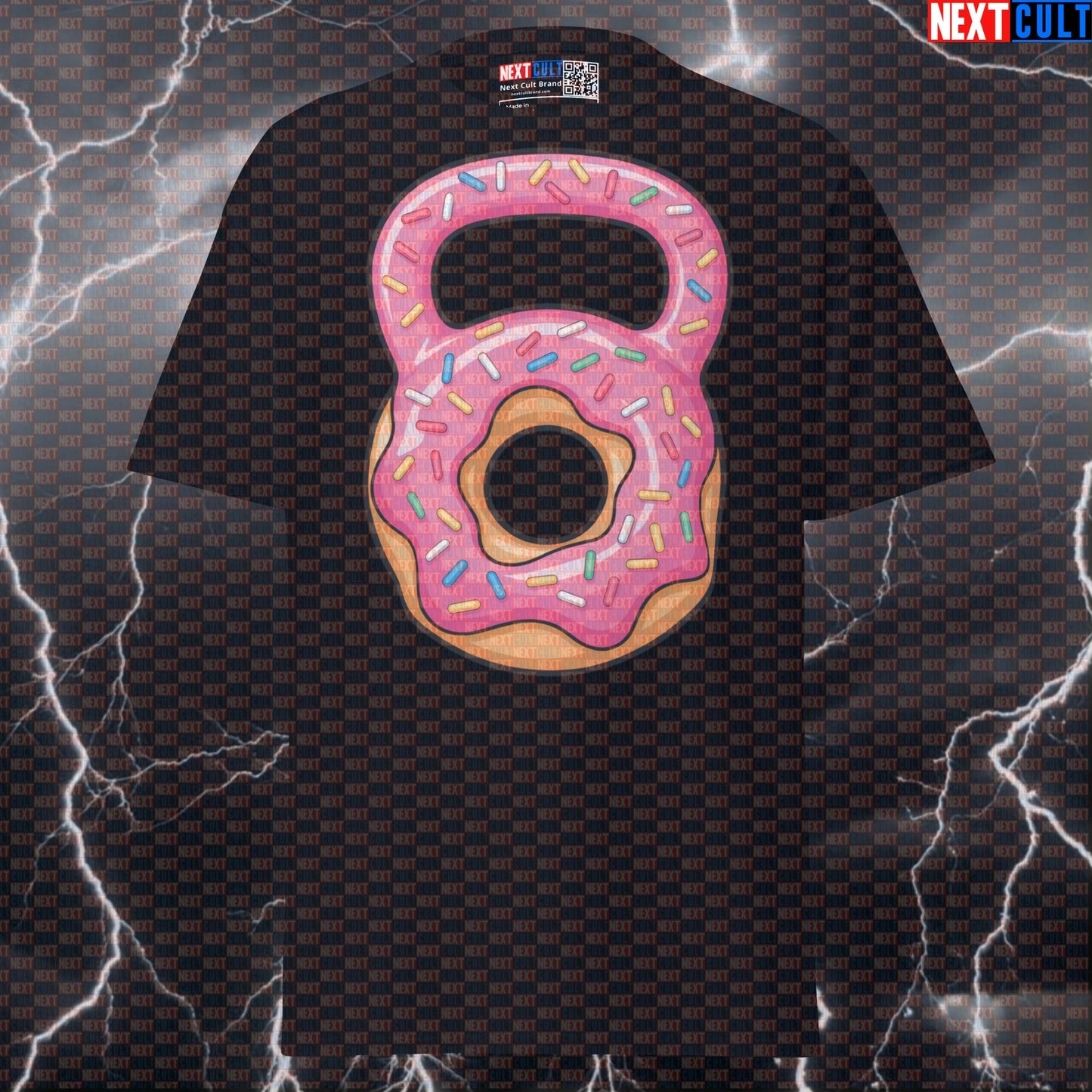 Donut Kettlebell Funny Gym Meme Shirt - The Ultimate Bulking Pump Cover Graphic Tee Next Cult Brand