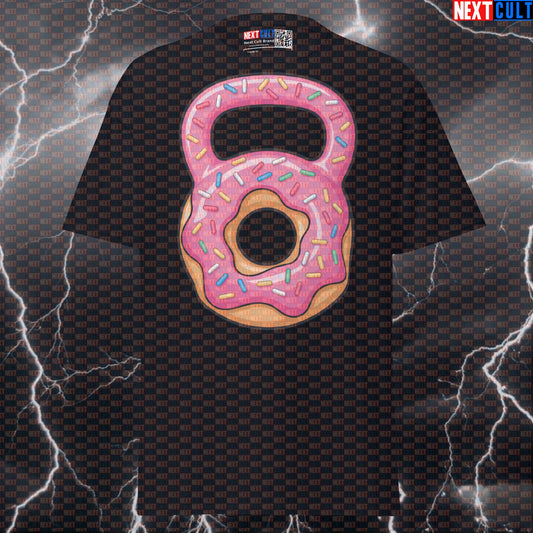 Donut Kettlebell Funny Gym Meme Shirt - The Ultimate Bulking Pump Cover Graphic Tee Next Cult Brand