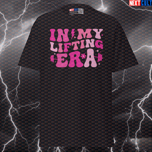 In My Lifting Era Funny Gym Meme Shirt - The Ultimate Workout Pump Cover Graphic Tee T-shirts Bodybuilding Fitness Gym Powerlifting Pump Cover Workout Next Cult Brand