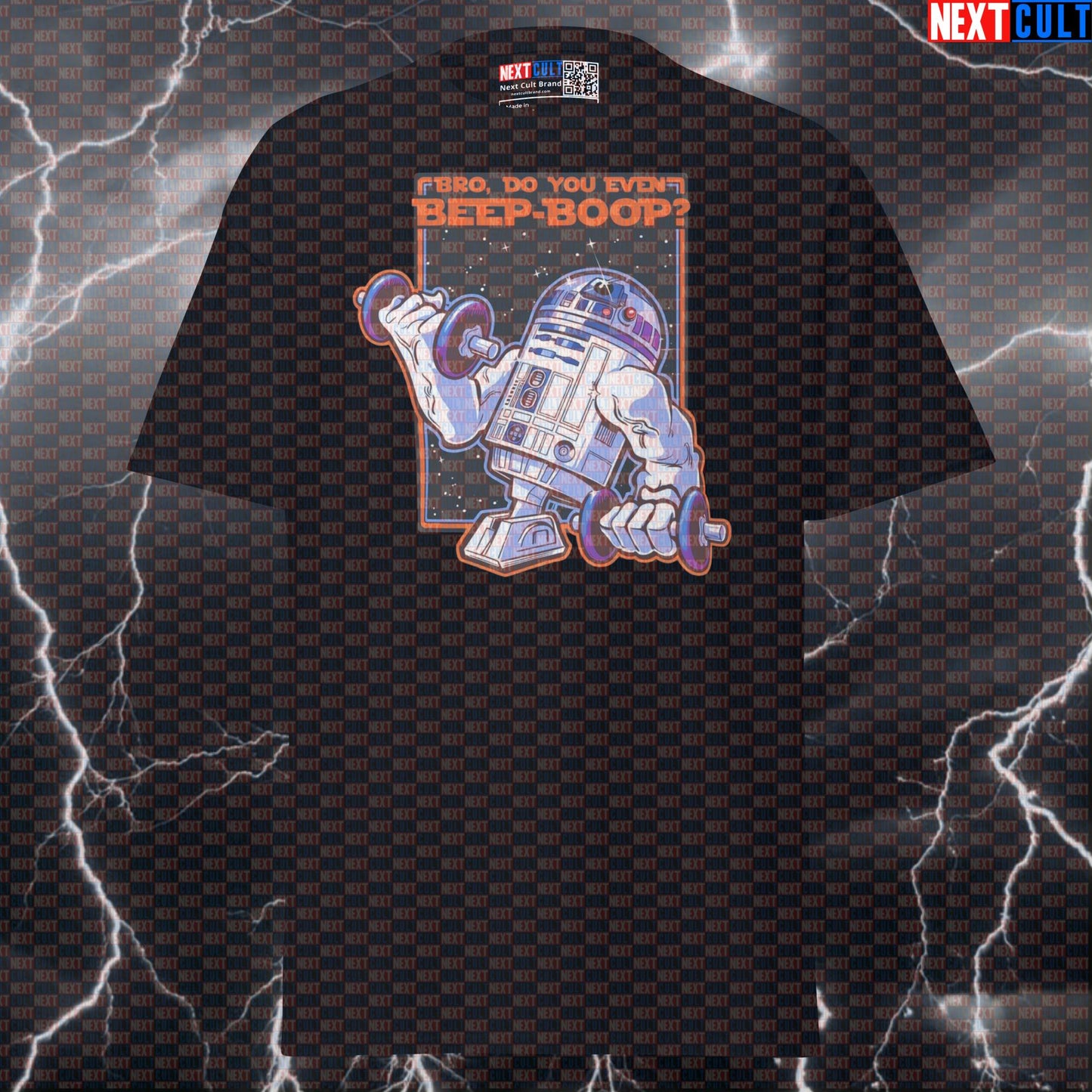 Bro Do You Even Beep Boop? Funny Star Wars Gym Meme T-Shirt for Lifters & Swole Wars Fans Next Cult Brand