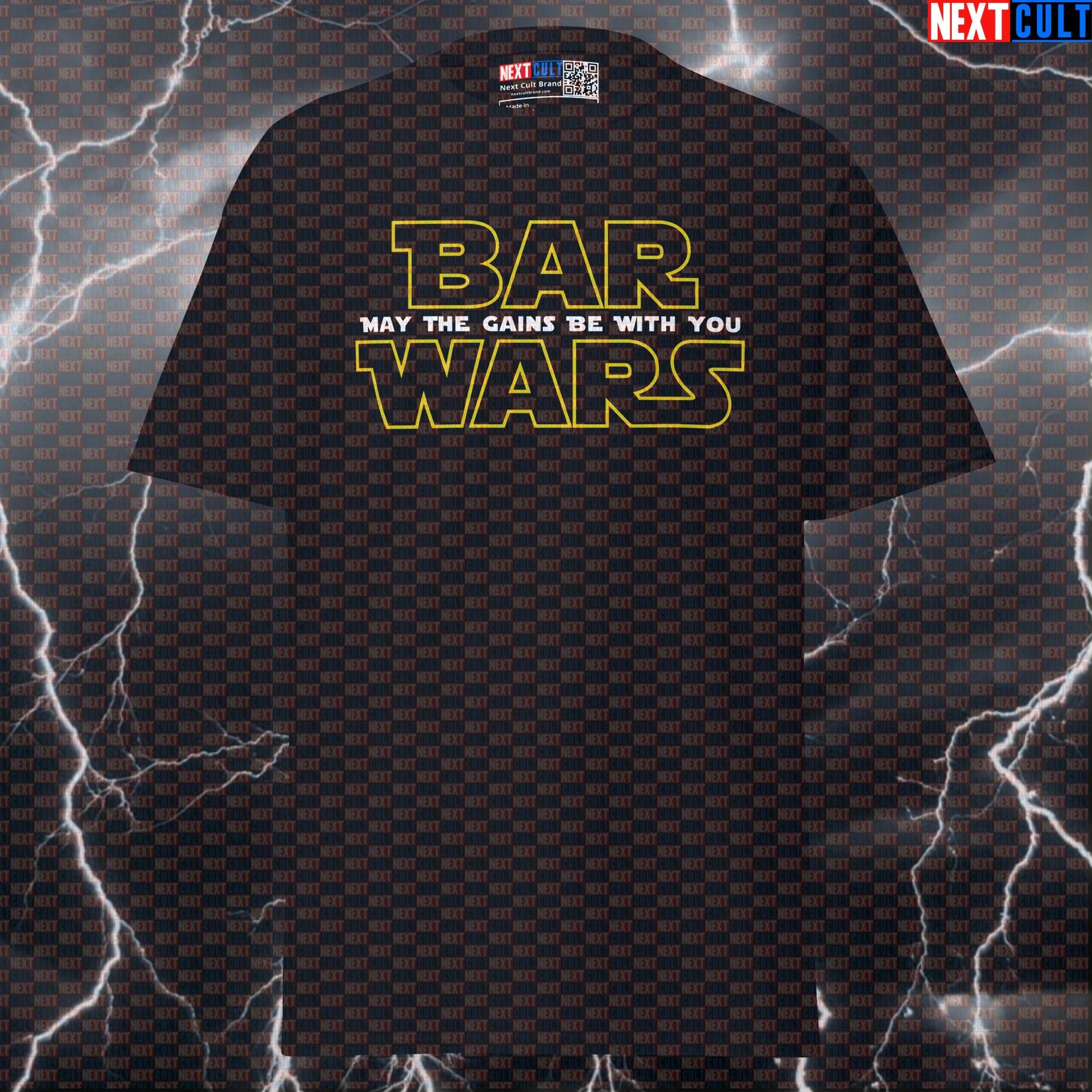 Star Wars Gym Shirt: Funny Barbell Pump Cover Tee For Lifters & Bodybuilding Meme Fans Next Cult Brand