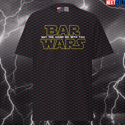 Star Wars Gym Shirt: Funny Barbell Pump Cover Tee For Lifters & Bodybuilding Meme Fans Next Cult Brand