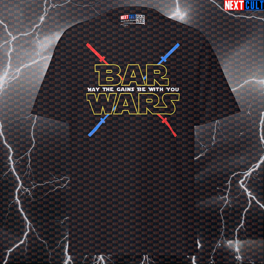 Star Wars Gym Shirt: Funny Barbell Meme Tee For Lifters & Fitness Swole Wars Fans Next Cult Brand