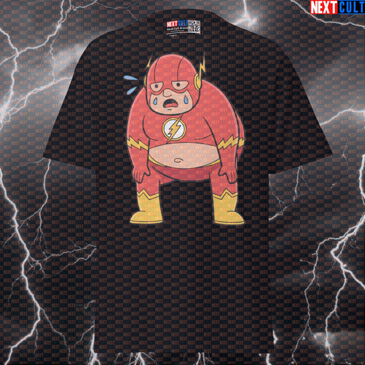 Fat Flash Funny Gym T-Shirt | Chunky Hero Meme Tee For Lifters & Bodybuilding Pump Cover Next Cult Brand