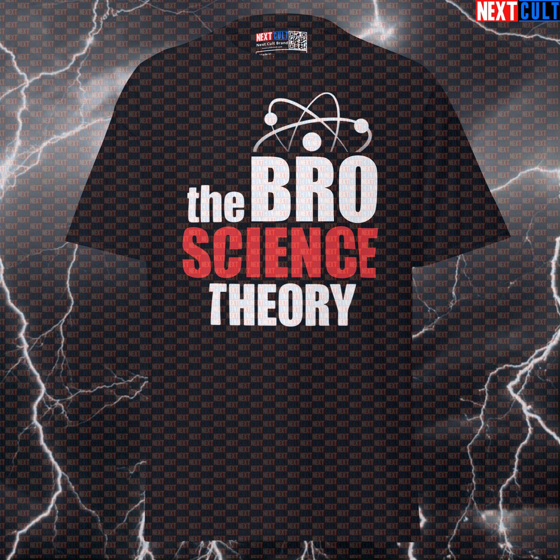 The Bro Science Theory Funny Gym T-Shirt | Big Bang Gym Meme Tee Pump Cover Bodybuilding Fitness Gym Pump Cover TV Workout Next Cult Brand