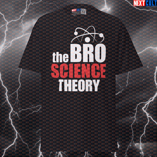 The Bro Science Theory Funny Gym T-Shirt | Big Bang Gym Meme Tee Pump Cover Bodybuilding Fitness Gym Pump Cover TV Workout Next Cult Brand
