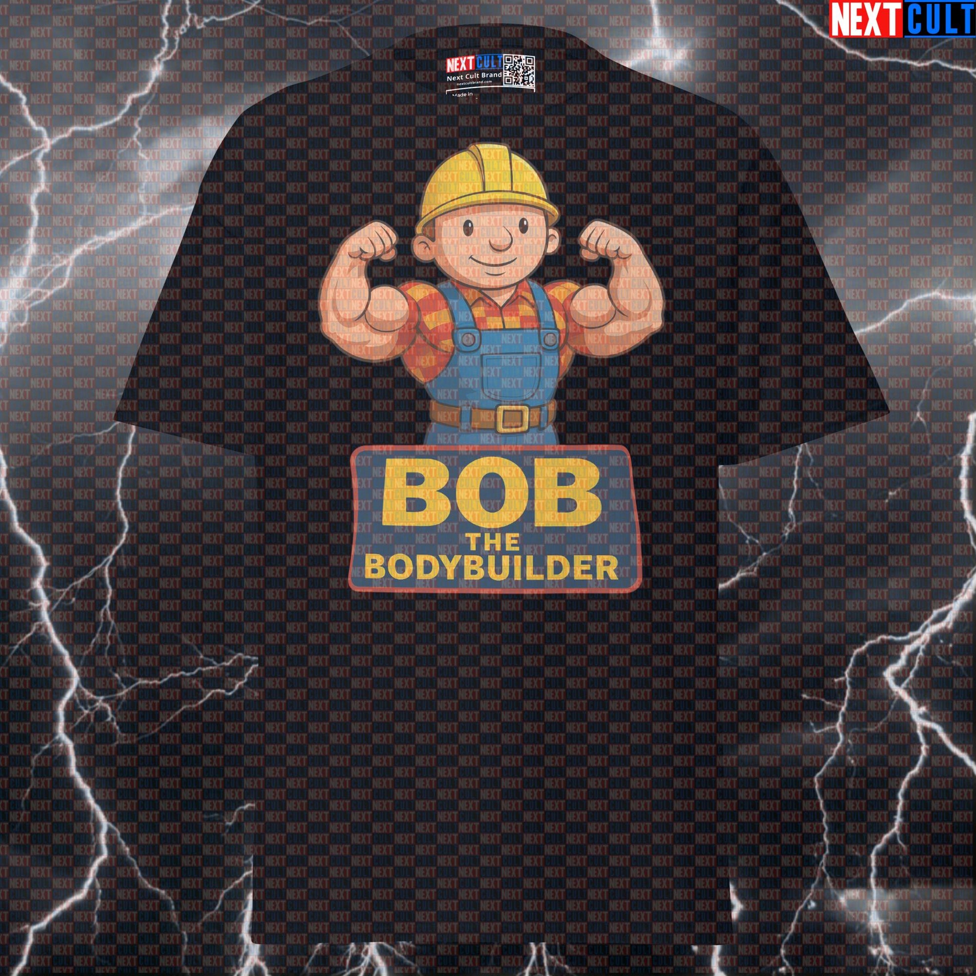 Bob the Bodybuilder Funny Gym T-Shirt | Can We Fix It? Yes We Gain! Workout Tee T-shirts Bodybuilding Fitness Gym Pump Cover TV Workout Next Cult Brand