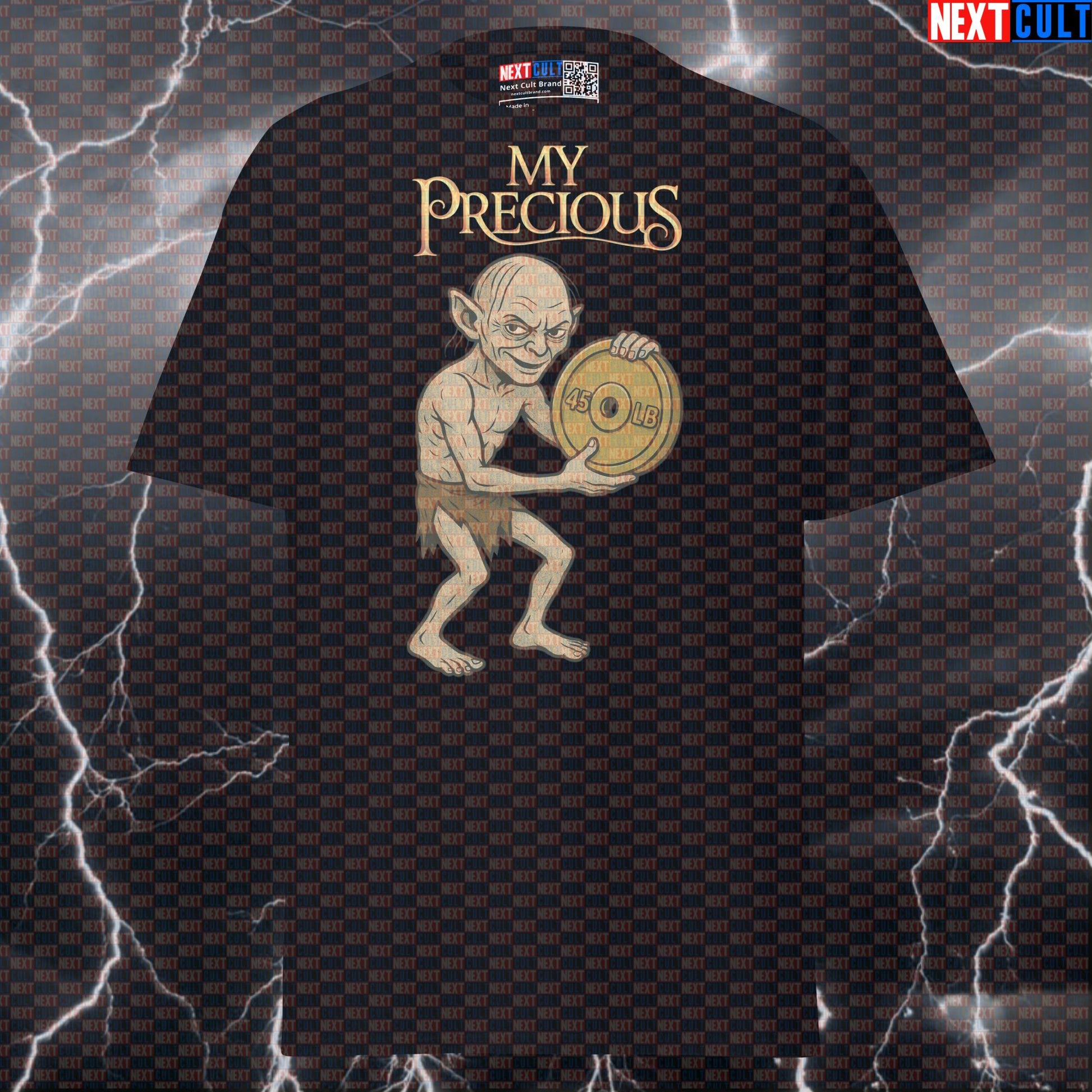My Precious Gym Shirt: Lord of the Weights Funny Bodybuilding Meme Tee For Lifters T-shirts Bodybuilding Films Fitness Gym Lord of the Rings Powerlifting Pump Cover Workout Next Cult Brand