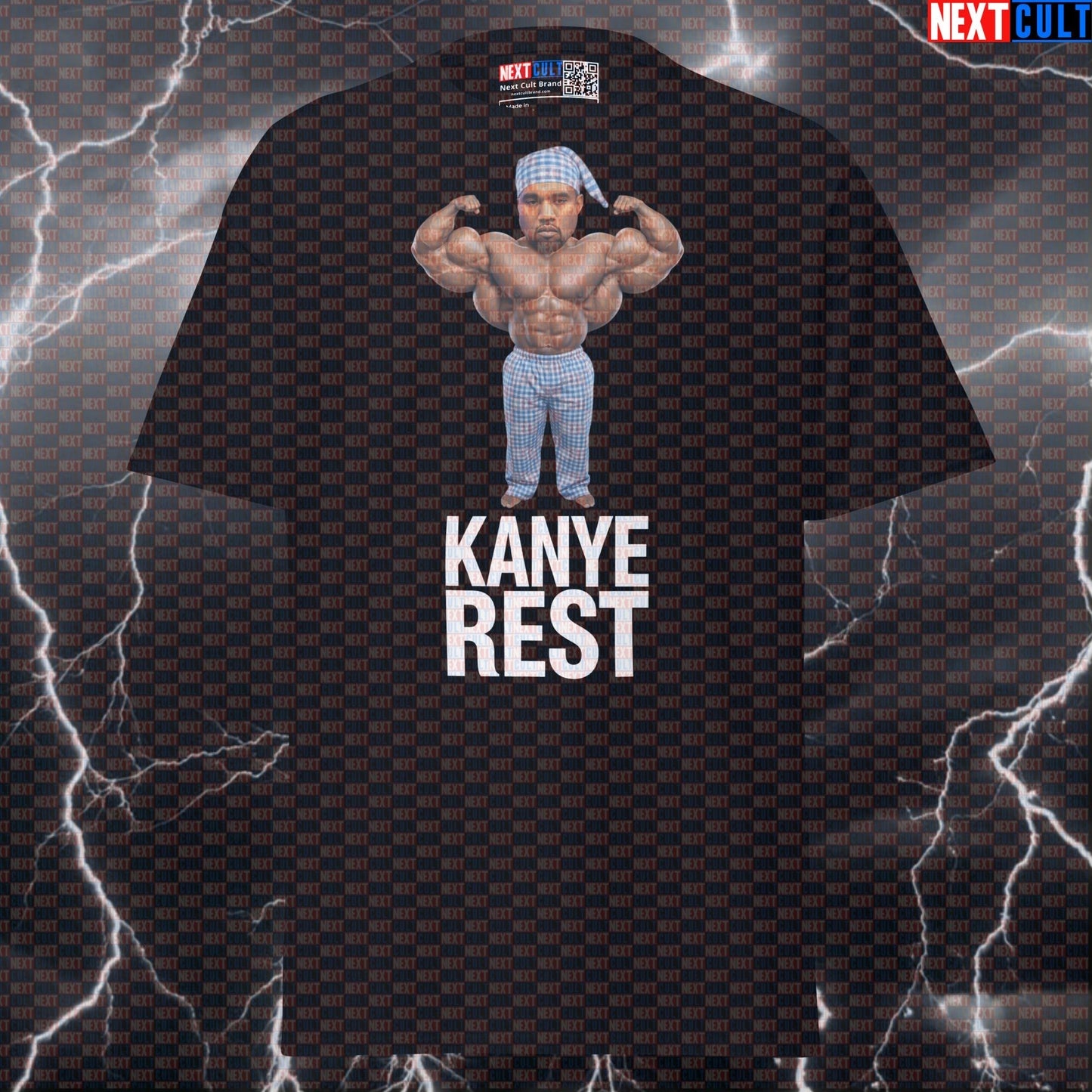 Kanye Rest Day Funny Gym T-Shirt | Swole Ye Rap Music Parody Tee Pump Cover T-shirts Bodybuilding Fitness Gym Hip Hop Kanye West Pump Cover Workout Next Cult Brand